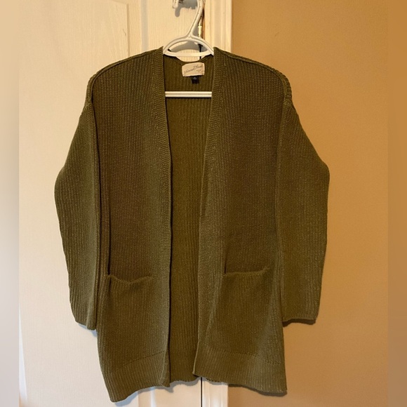Universal Thread Sweaters - Universal Thread Green Open Front Cardigan Women’s Size XS